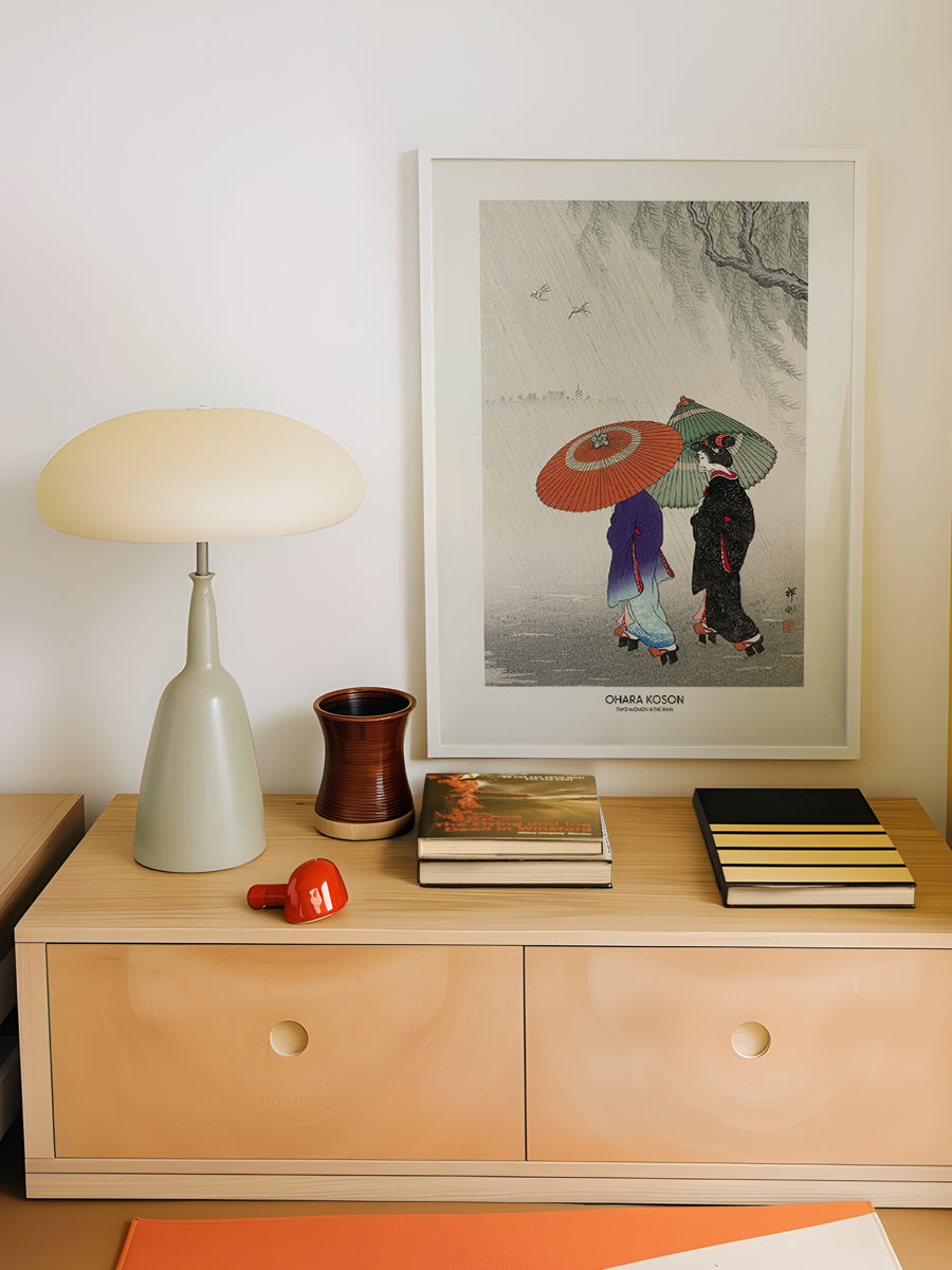 Two Women In The Rain