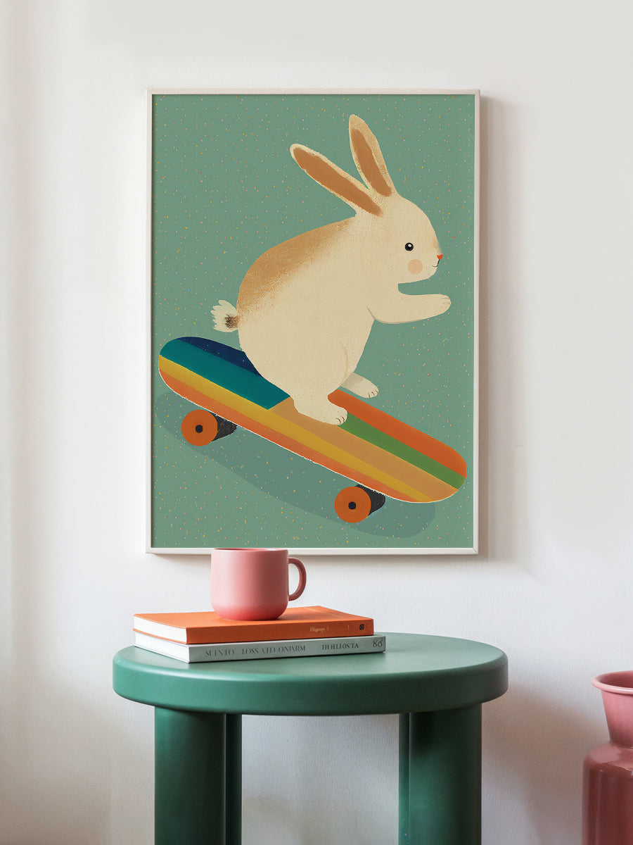 Skateboarding Bunny