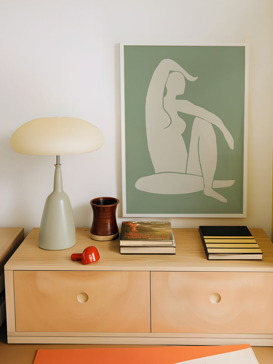 Figure Matisse Style Green