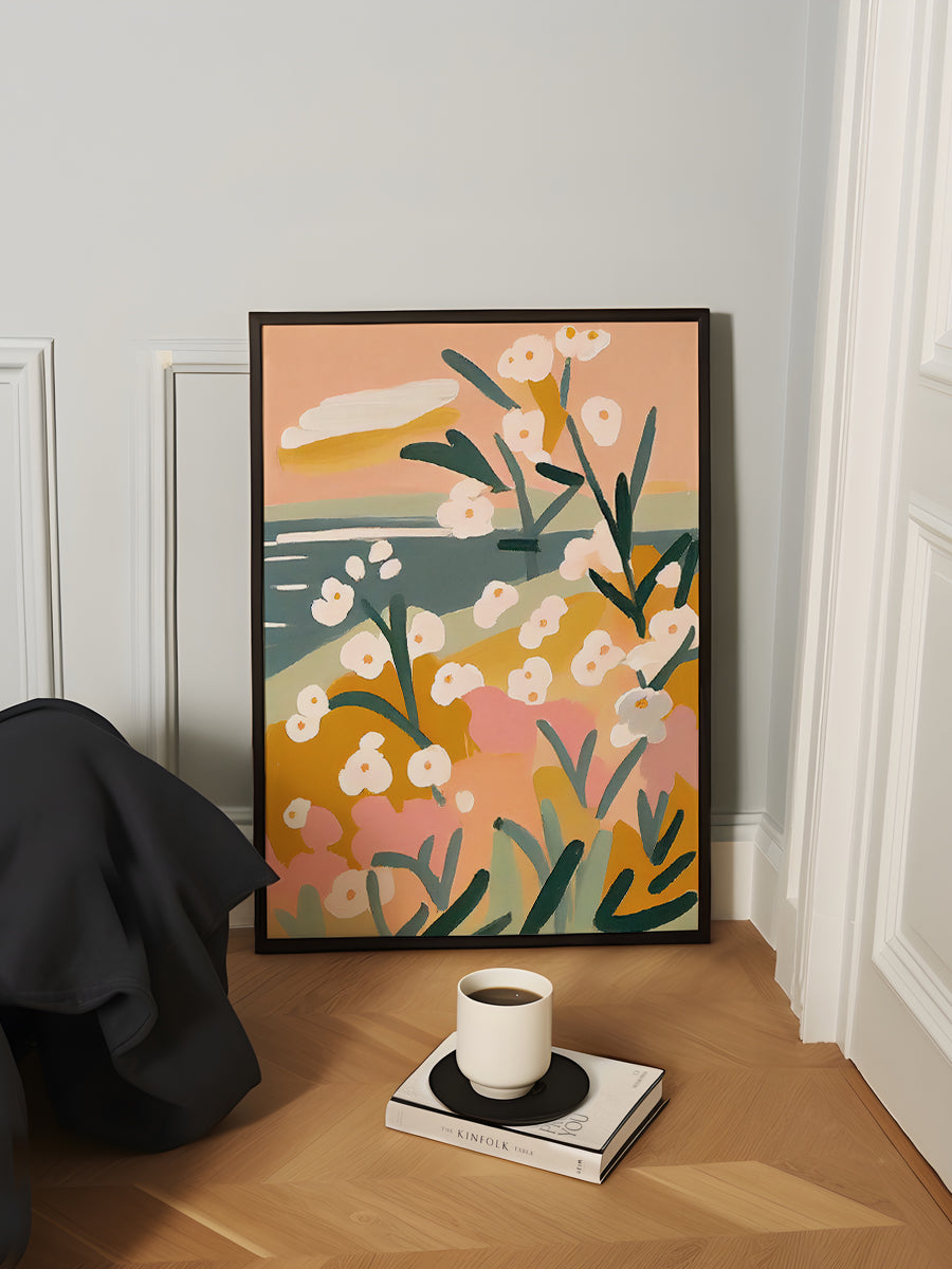 Flowers By The Sea