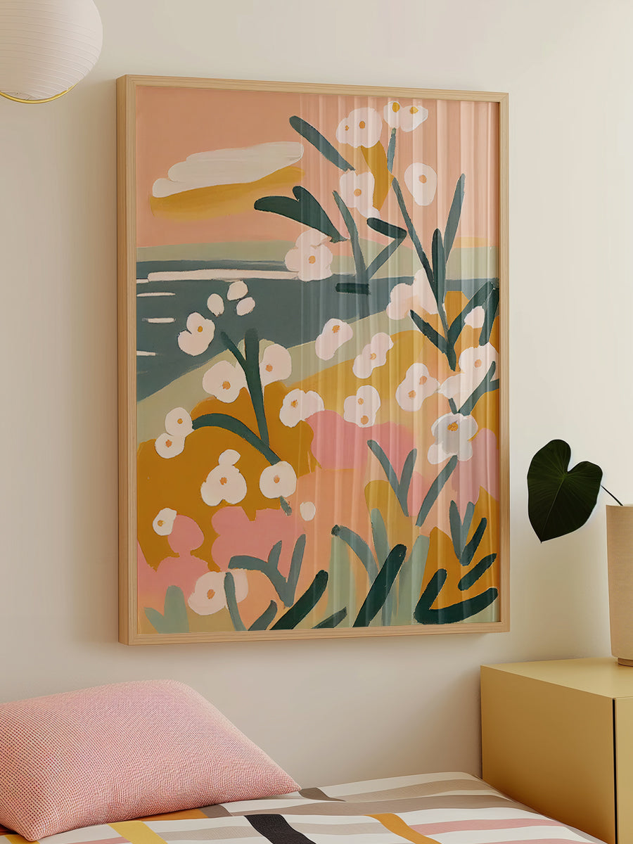 Flowers By The Sea