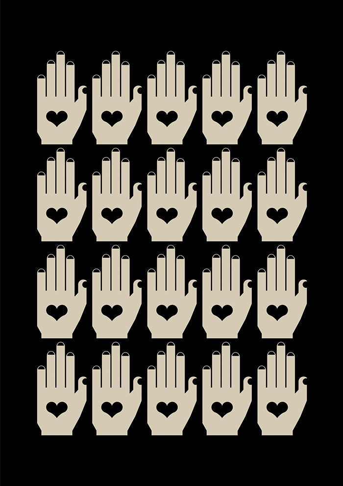 Retro Hands Black