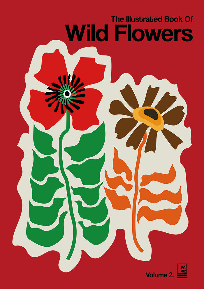 The Illustrated Book Of Wild Flowers Red