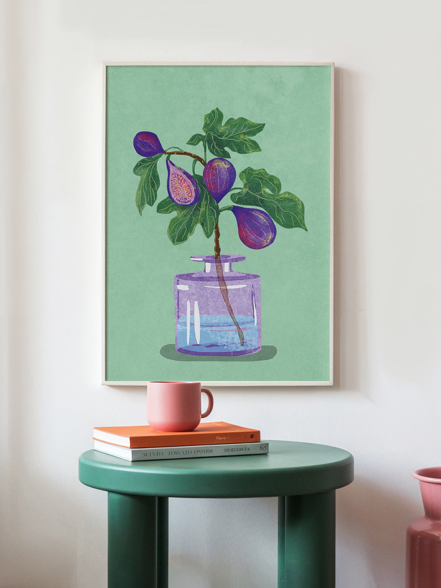 Figs Branch In Vase