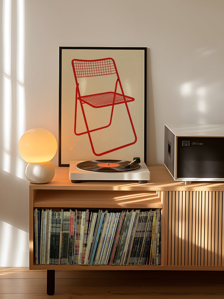 Ted Net Chair Red