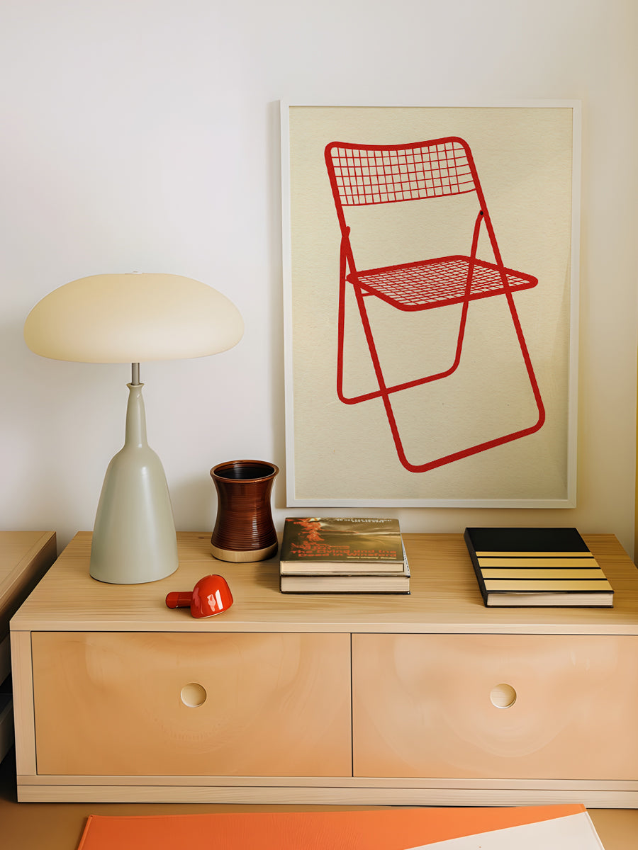 Ted Net Chair Red