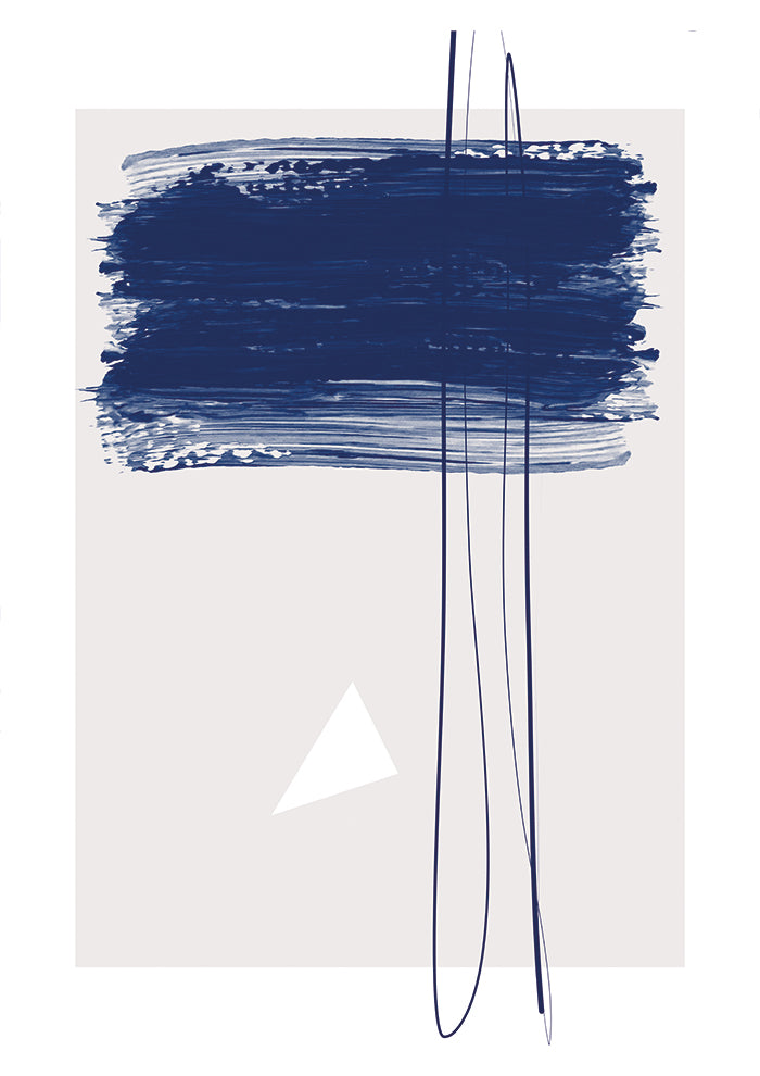 Bold Blue Brushstrokes 02