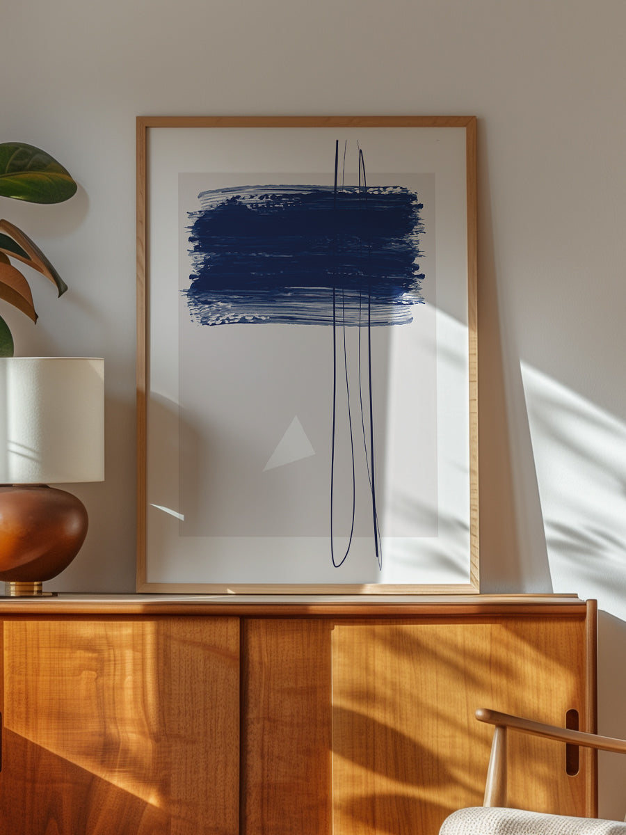 Bold Blue Brushstrokes 02