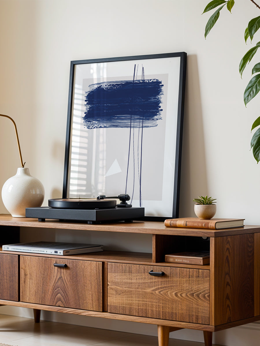 Bold Blue Brushstrokes 02