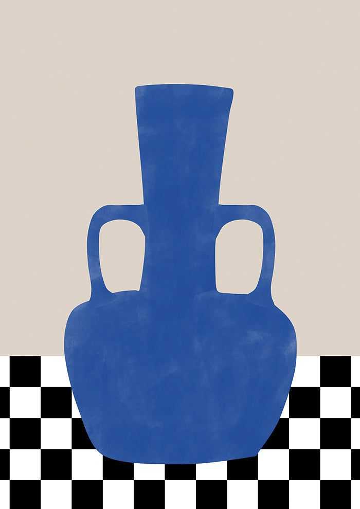 Azure Vase Chess Board