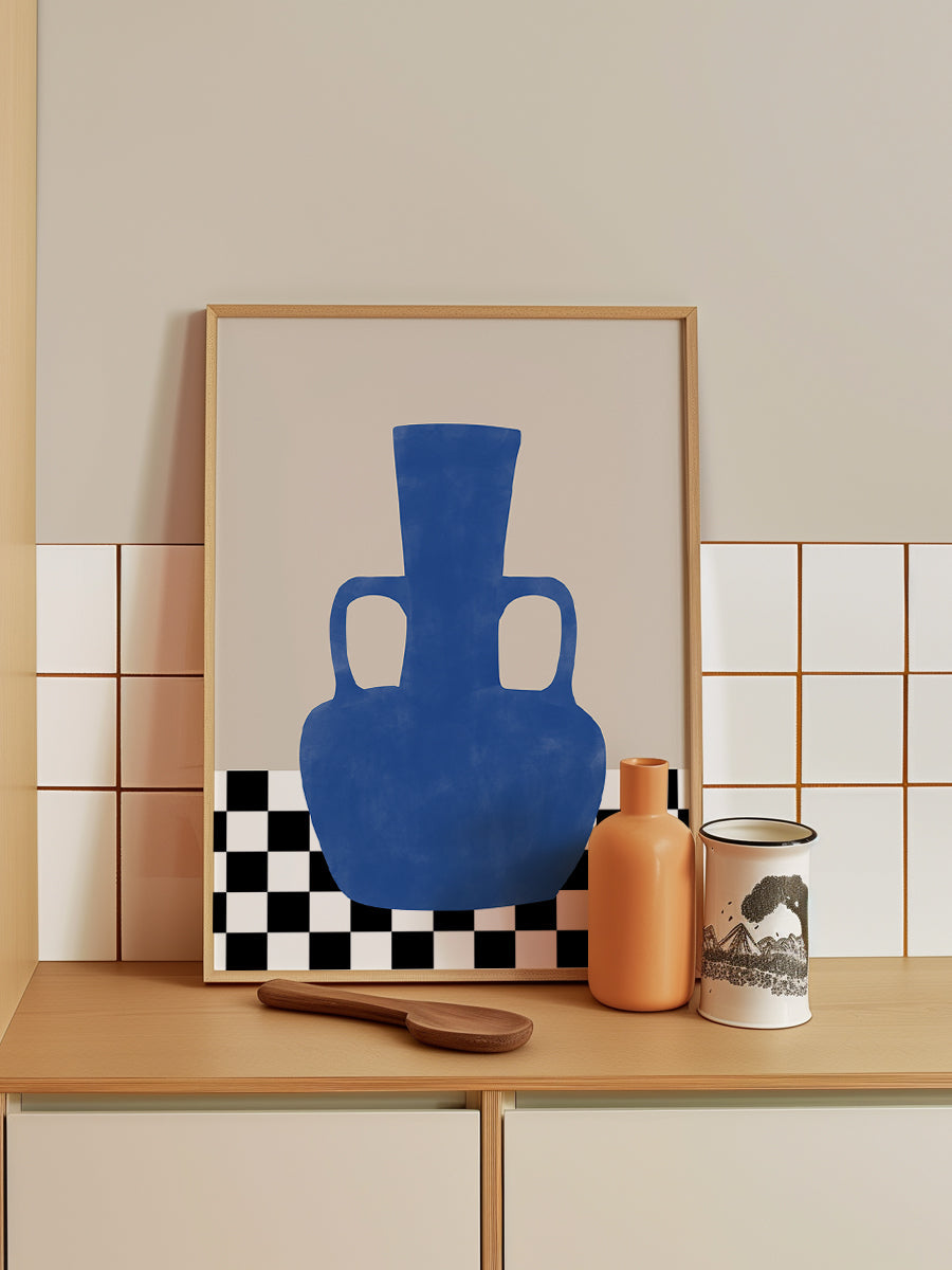 Azure Vase Chess Board