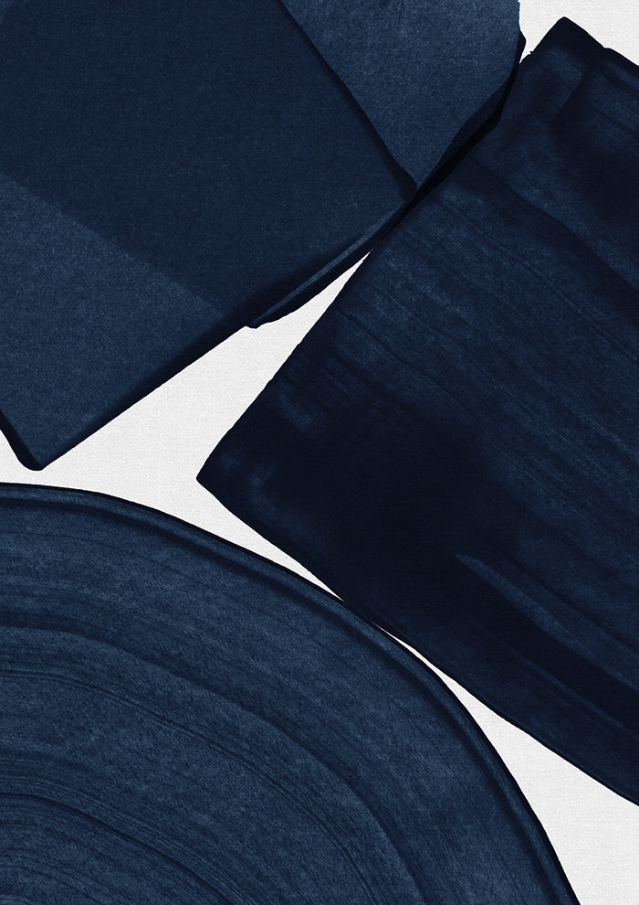 Minimalist Painting Blue II