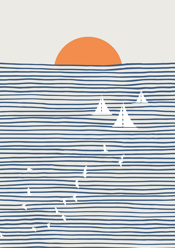 Three White Sails