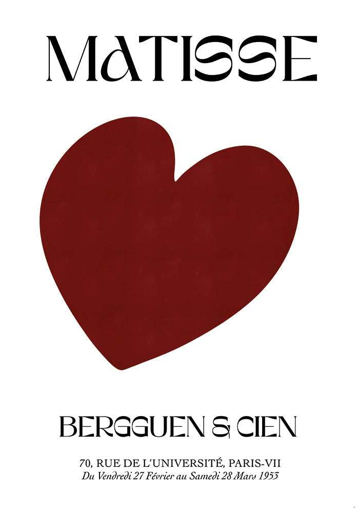 Dark red heart