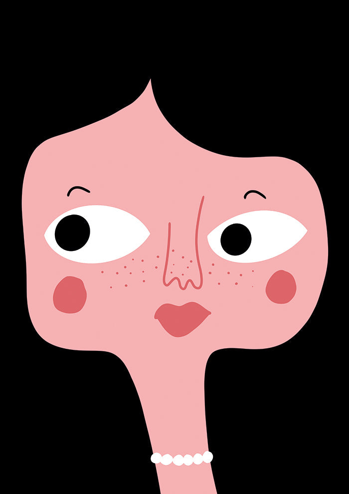 Quirky Pink Face
