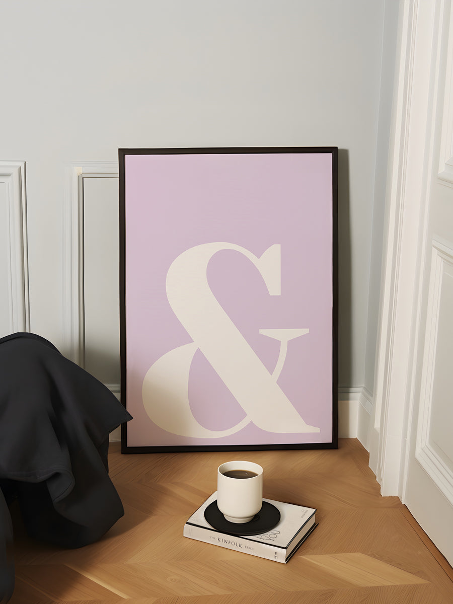 Lavender Ampersand