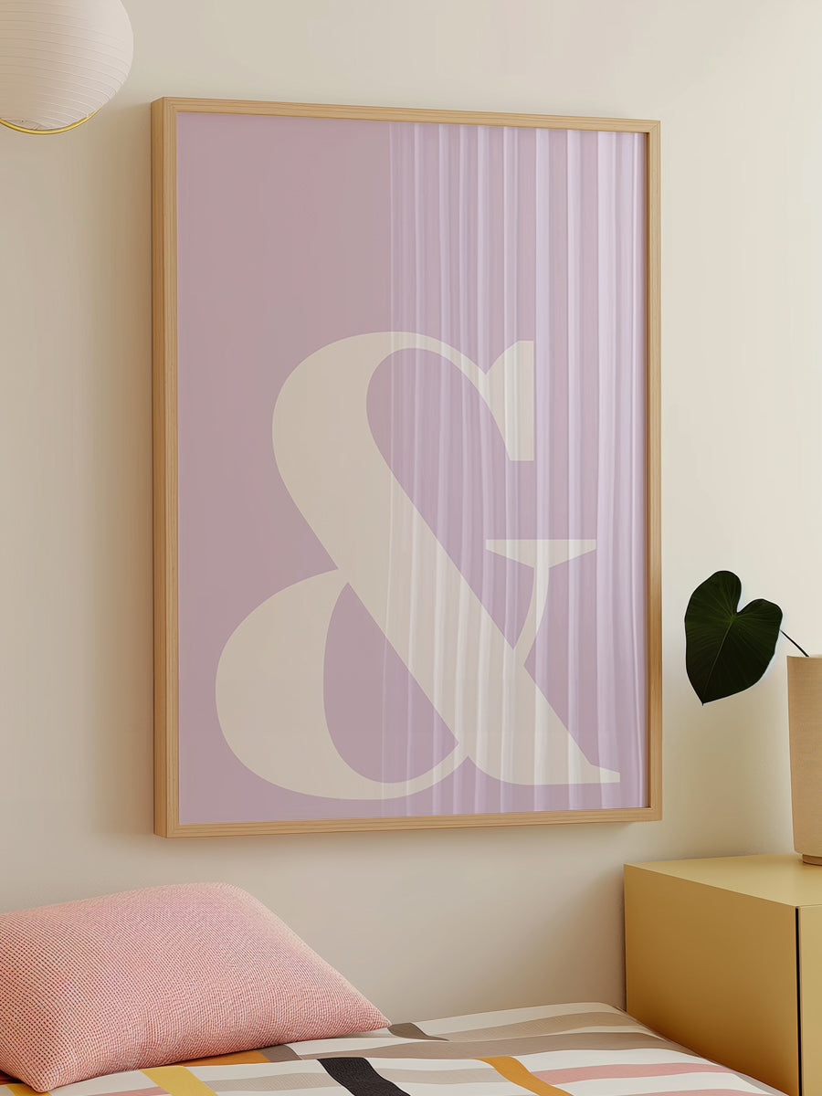 Lavender Ampersand