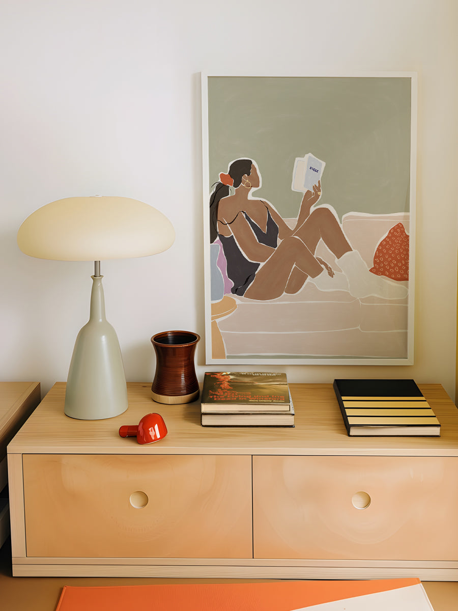 Woman Enjoying a Great Hygge Book