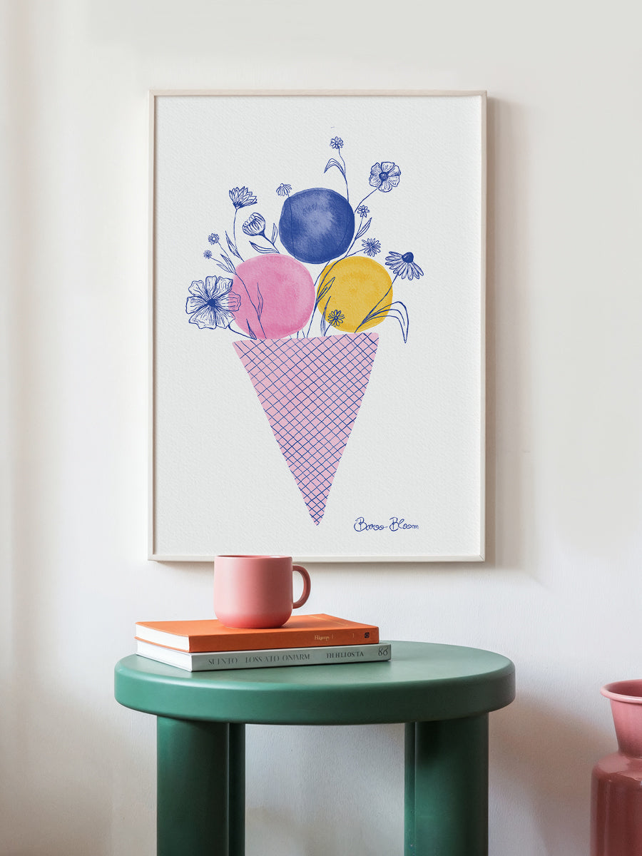 Ice Cream Flowers