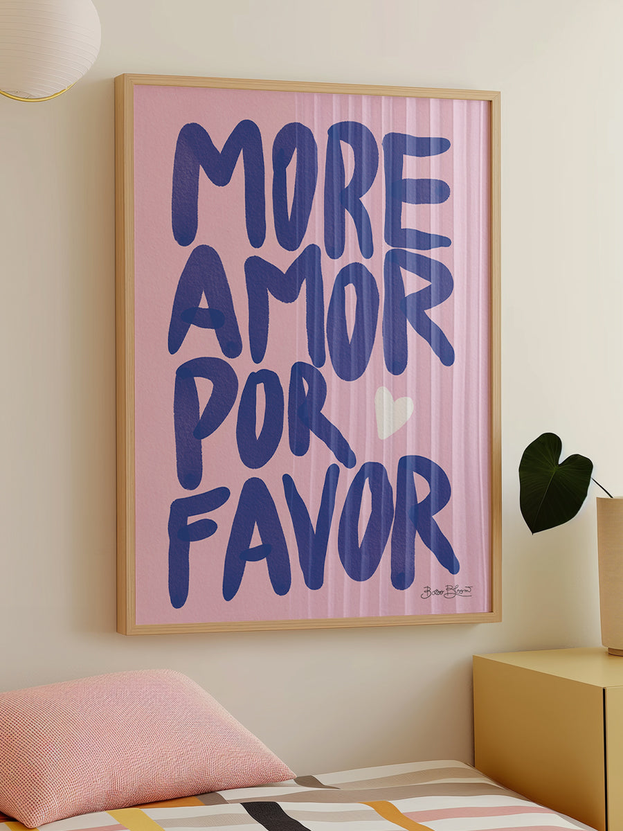 More Amor Por Favor Blue