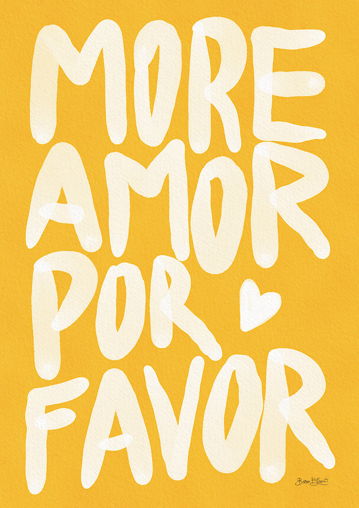 More Amor Por Favor Yellow