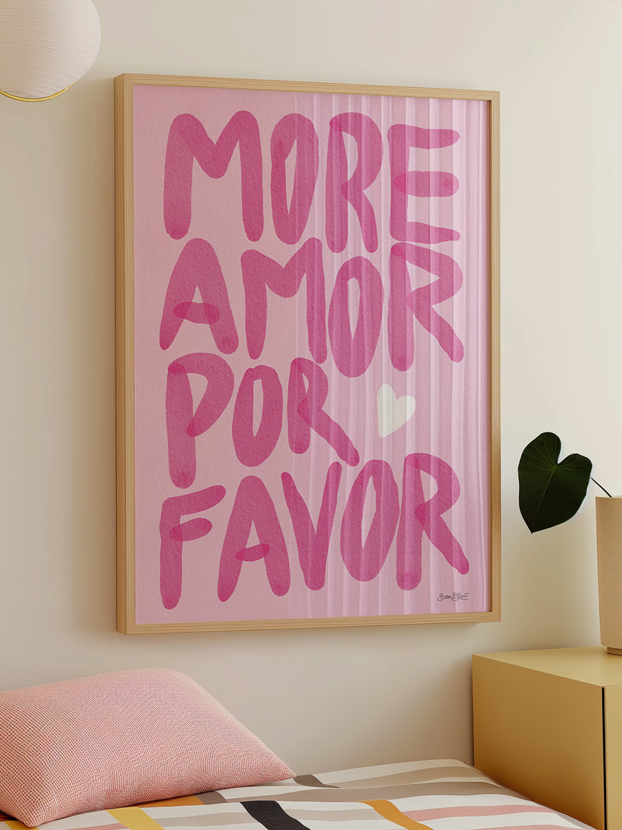 More Amor Por Favor Pink