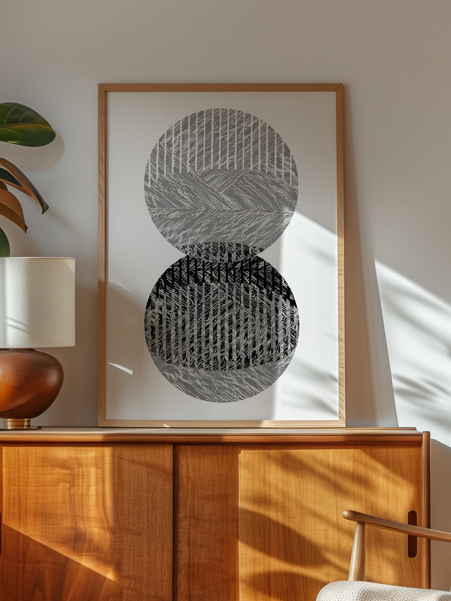 Black Grey Dots Bauhaus No1