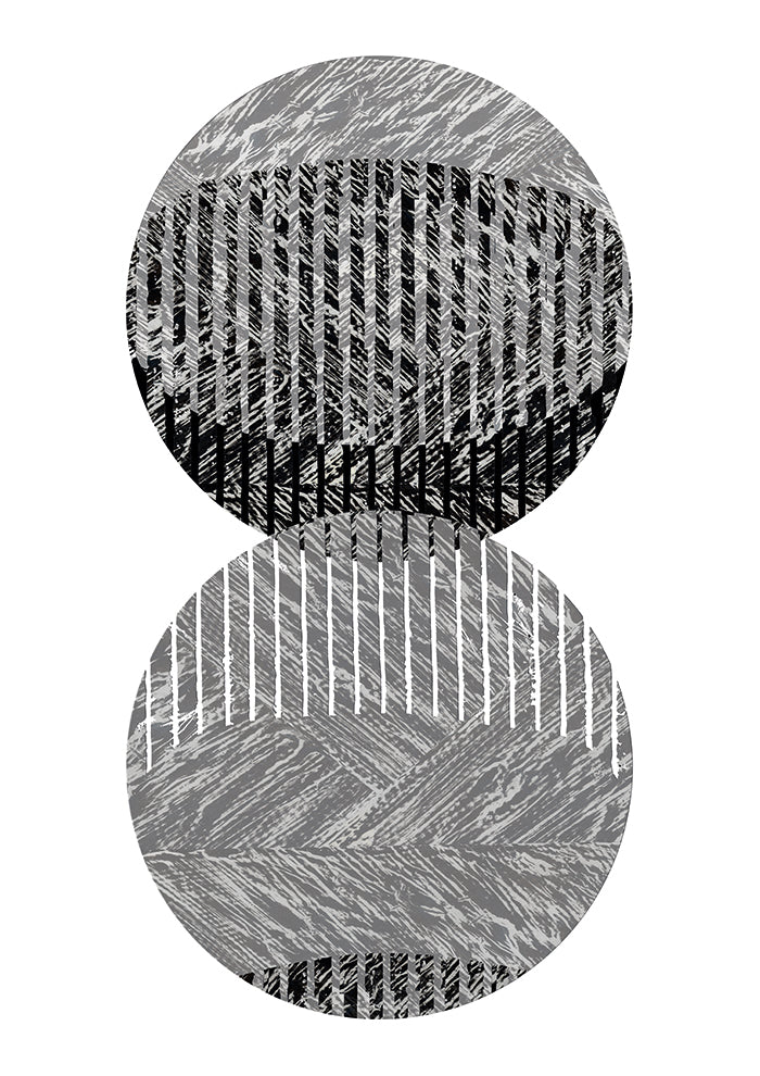 Black Grey Dots Bauhaus No3