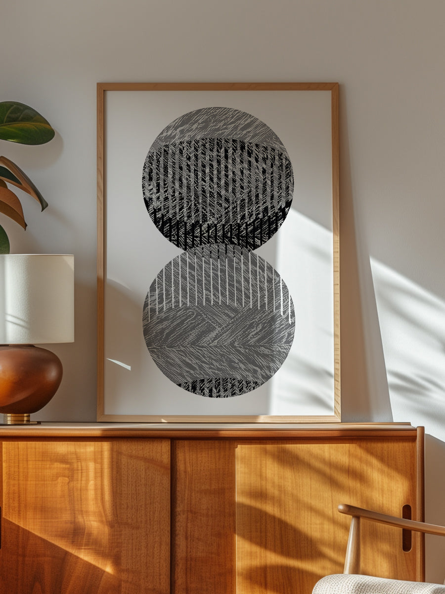 Black Grey Dots Bauhaus No3