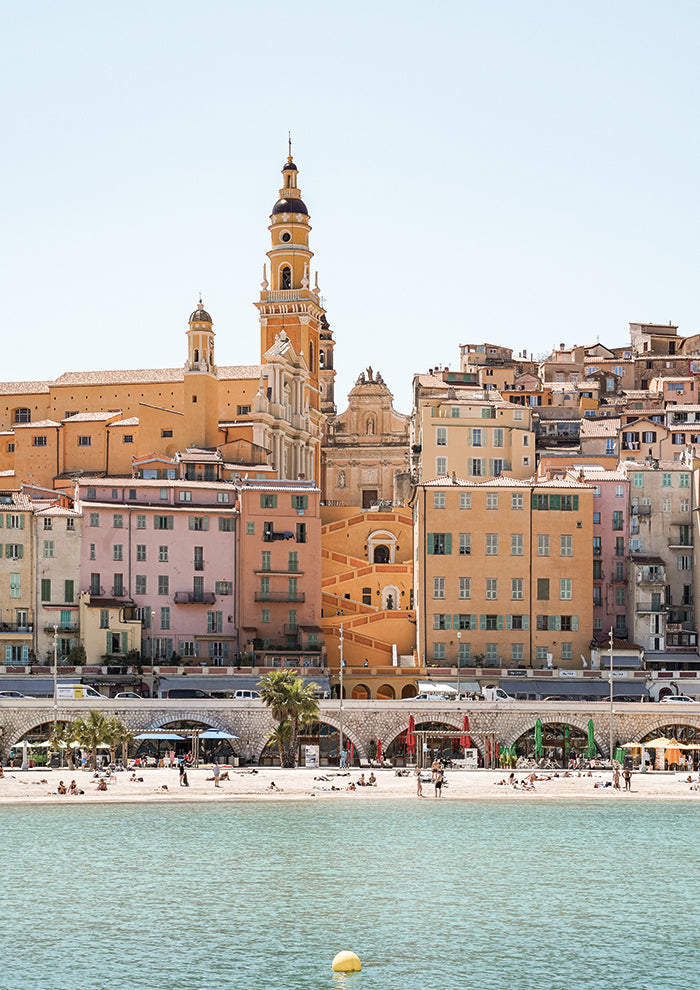 Skyline of Menton