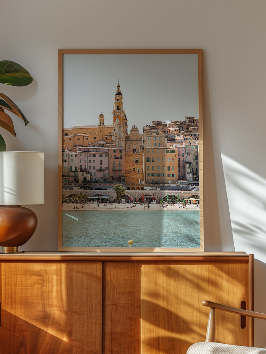 Skyline of Menton