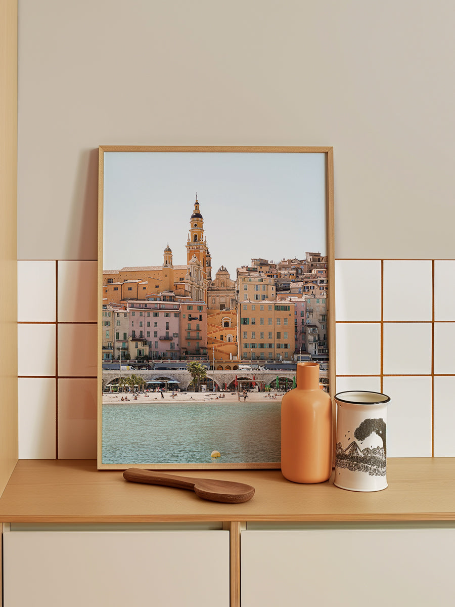 Skyline of Menton