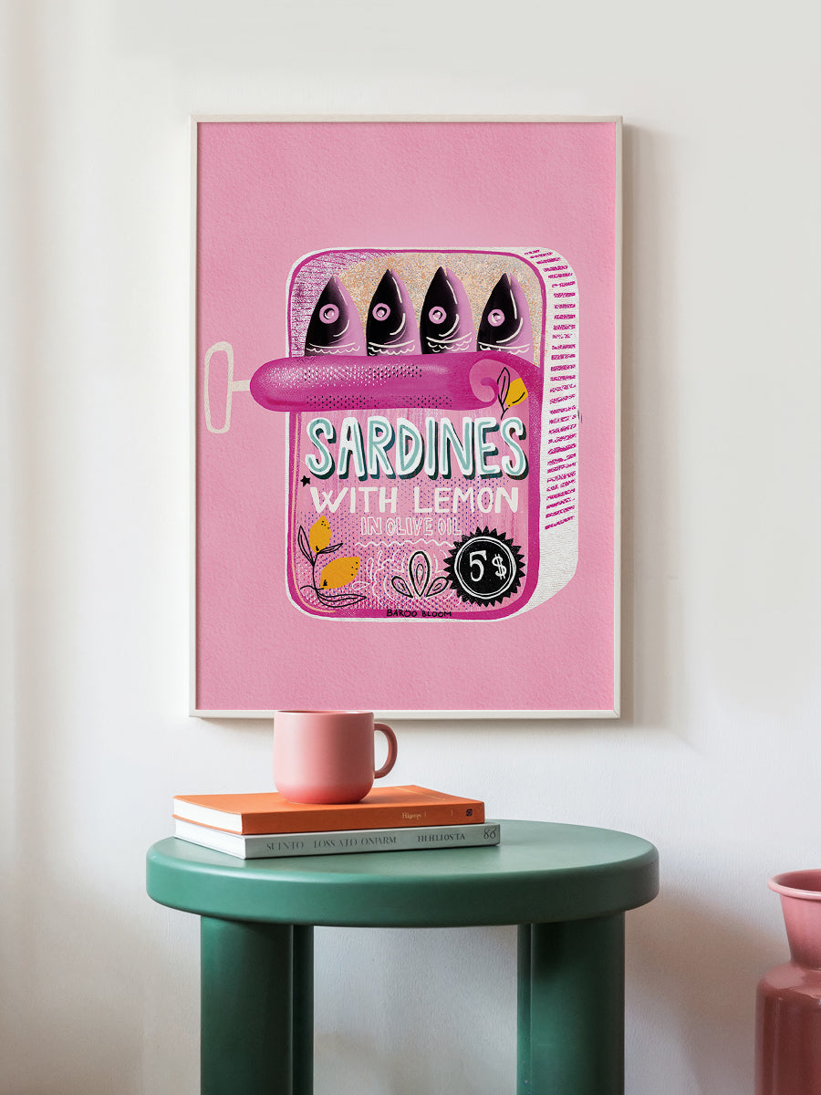 Sardines Tin Can Pink