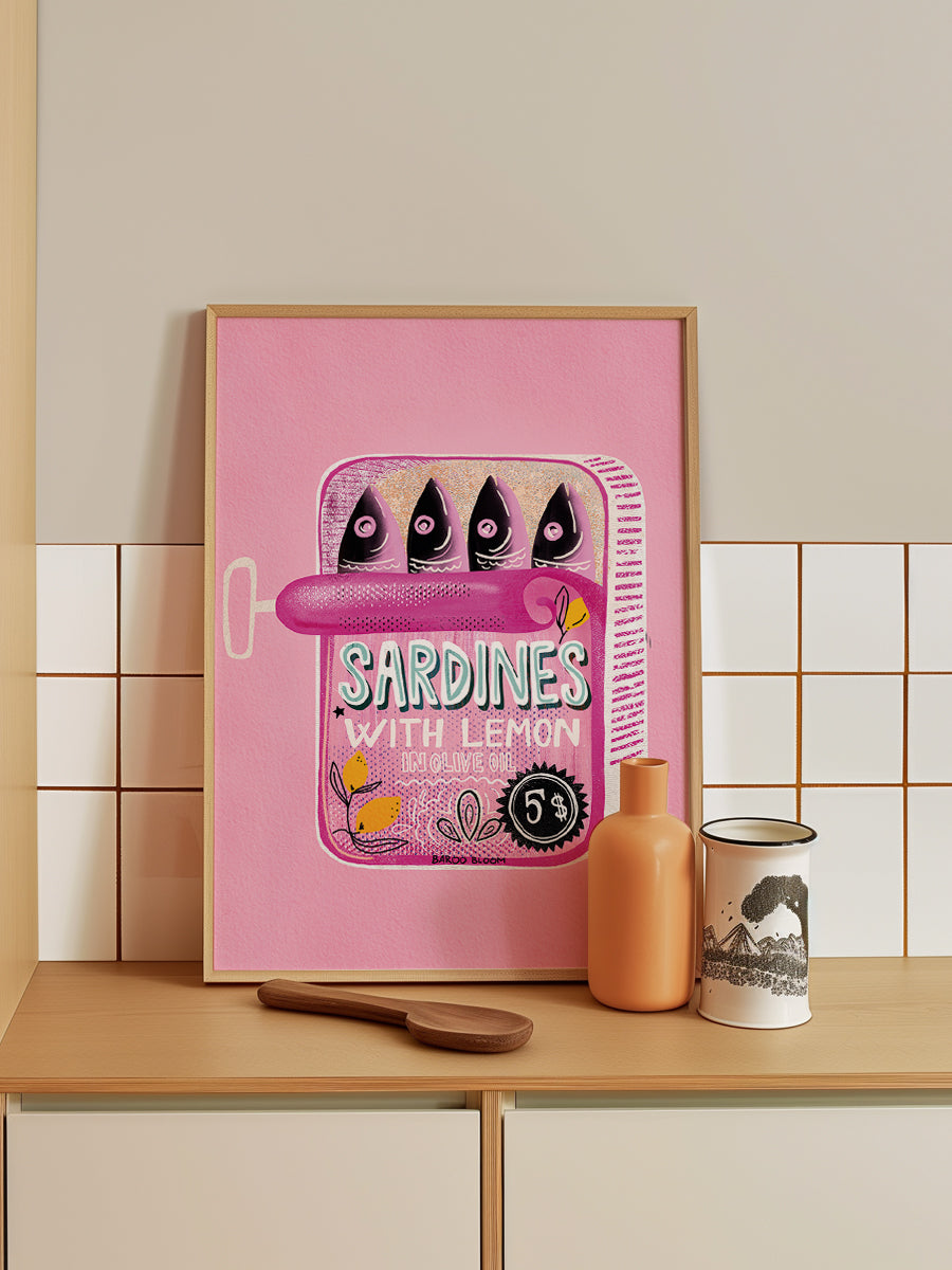Sardines Tin Can Pink