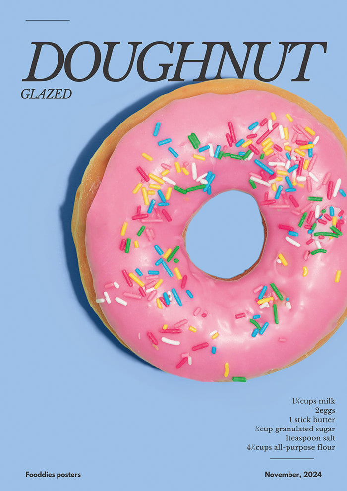 Pink Glaze Doughnut