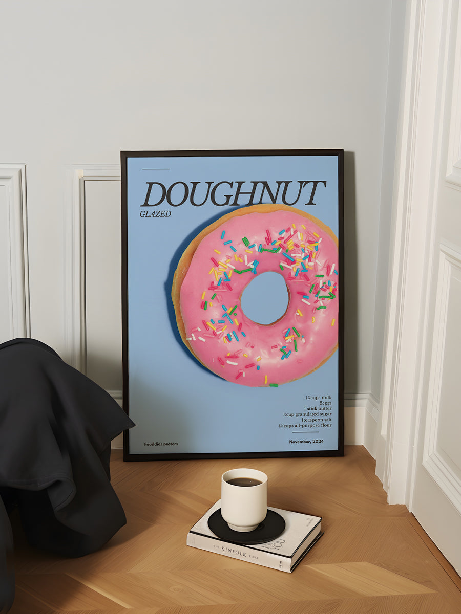 Pink Glaze Doughnut