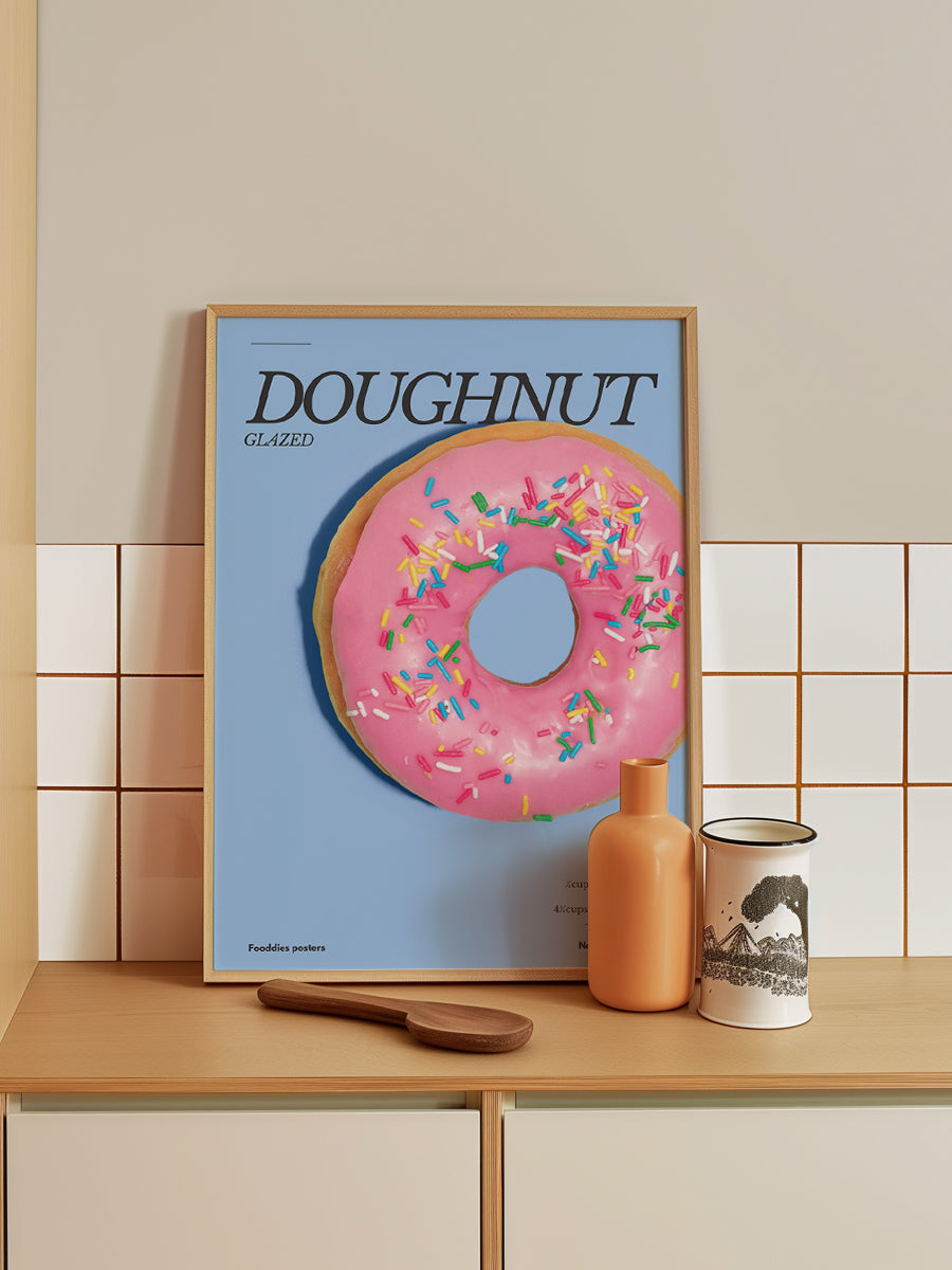Pink Glaze Doughnut