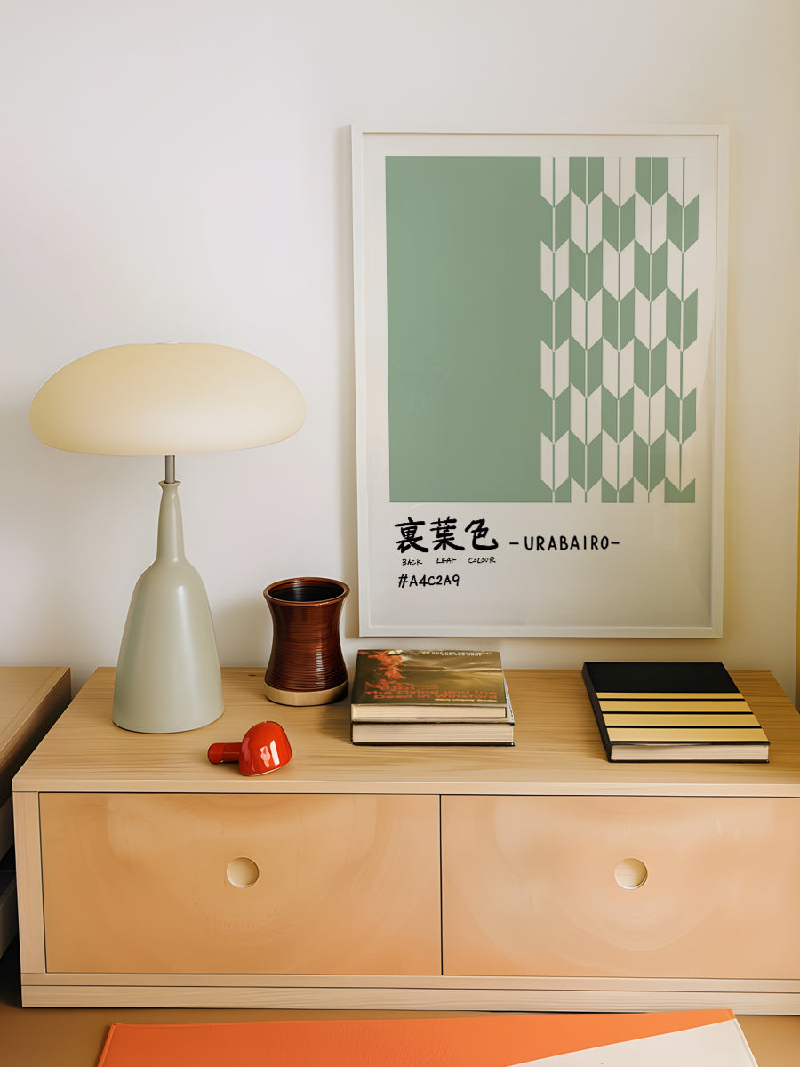 Japanese pattern pastel green