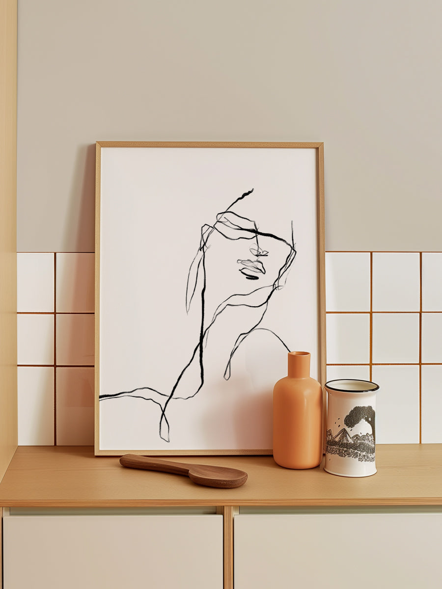 Portrait Sketch In Ink 02