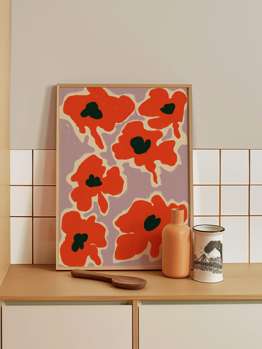 Vibrant Poppy Flowers