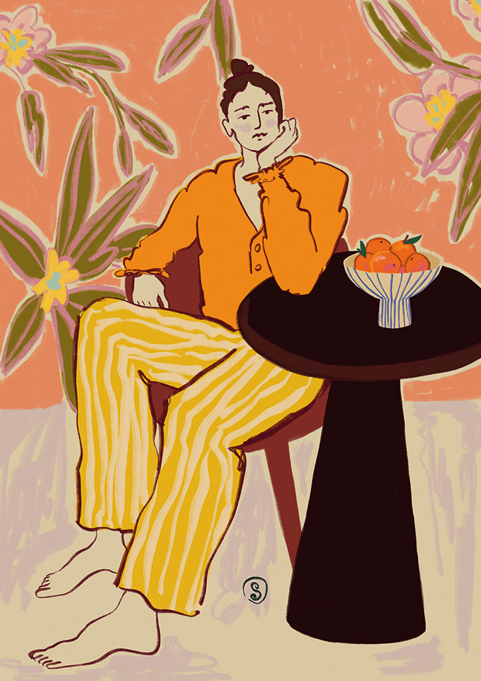 Woman With Oranges