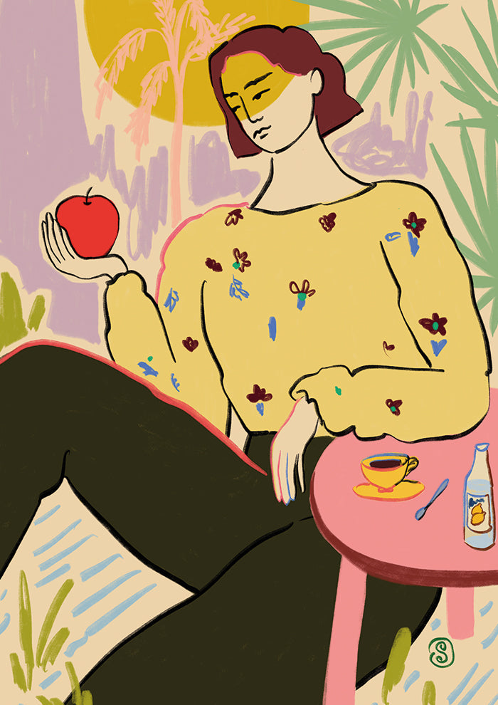 Woman With Apple