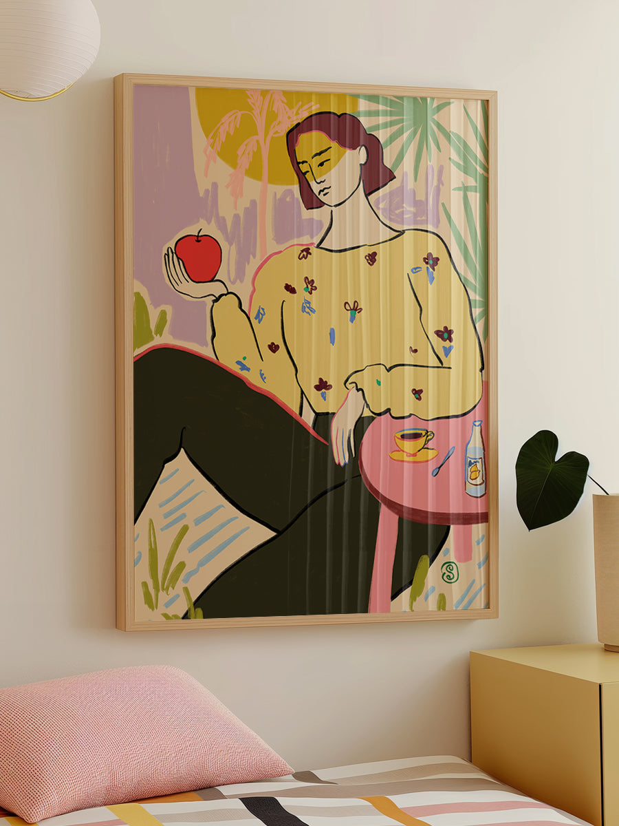 Woman With Apple