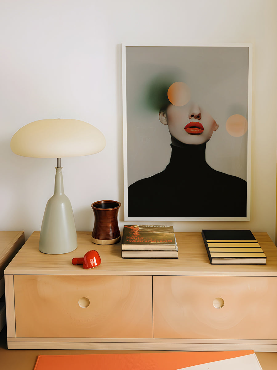 Surreal Soft Geometric Portrait