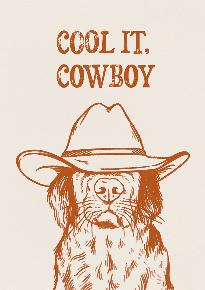 Cool it Cowboy Orange