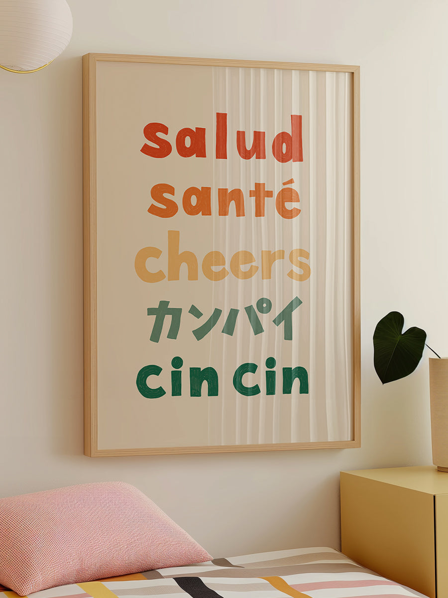Cheers Typography