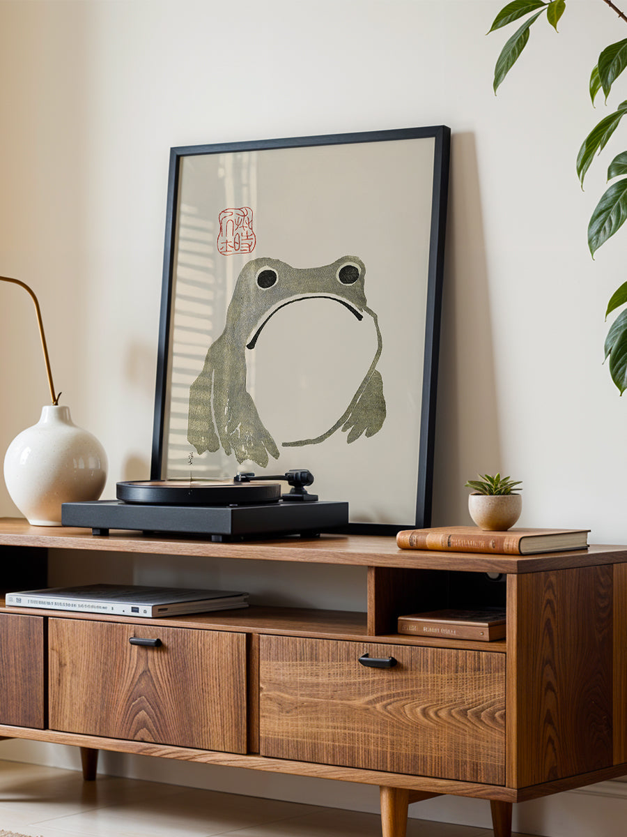 Grumpy Frog I Original