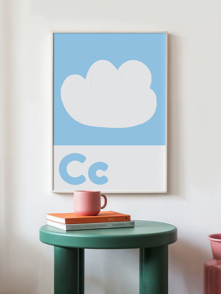 Cloudy Alphabet Sky