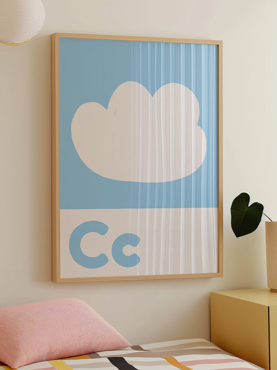 Cloudy Alphabet Sky