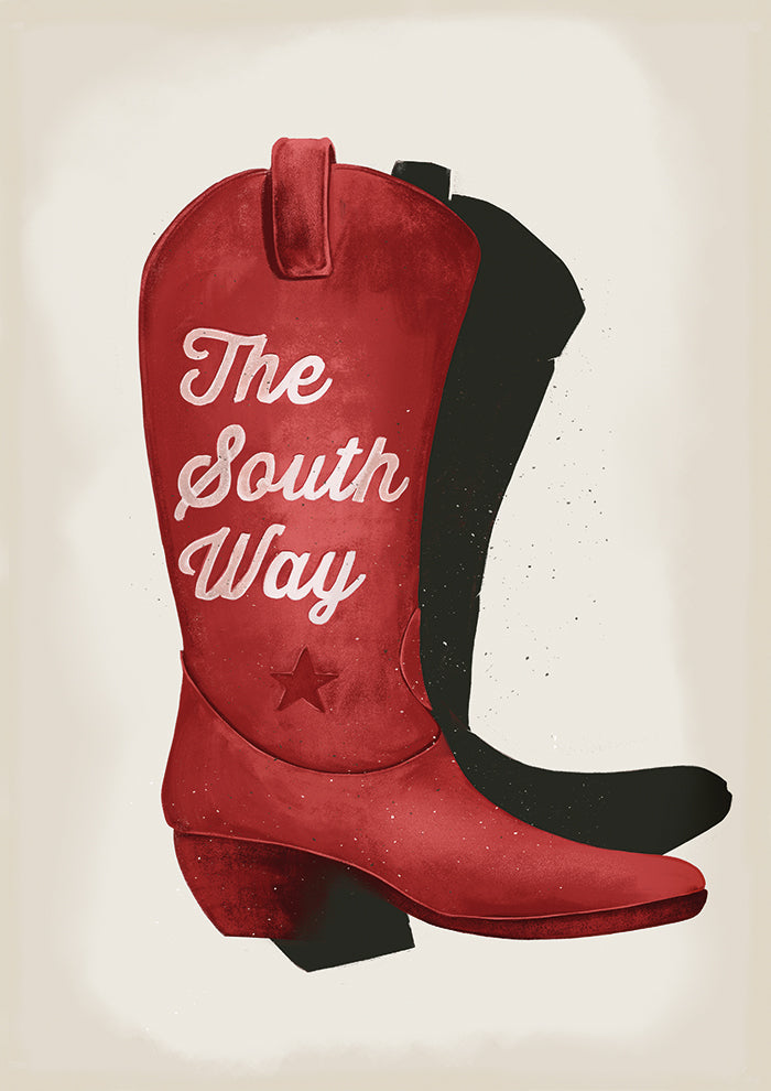 Cowgirl red boot